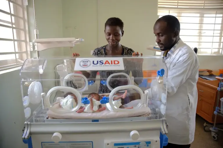 USAID’s Donation of Maternal Health Equipment Saves Preterm Triplets in Uganda